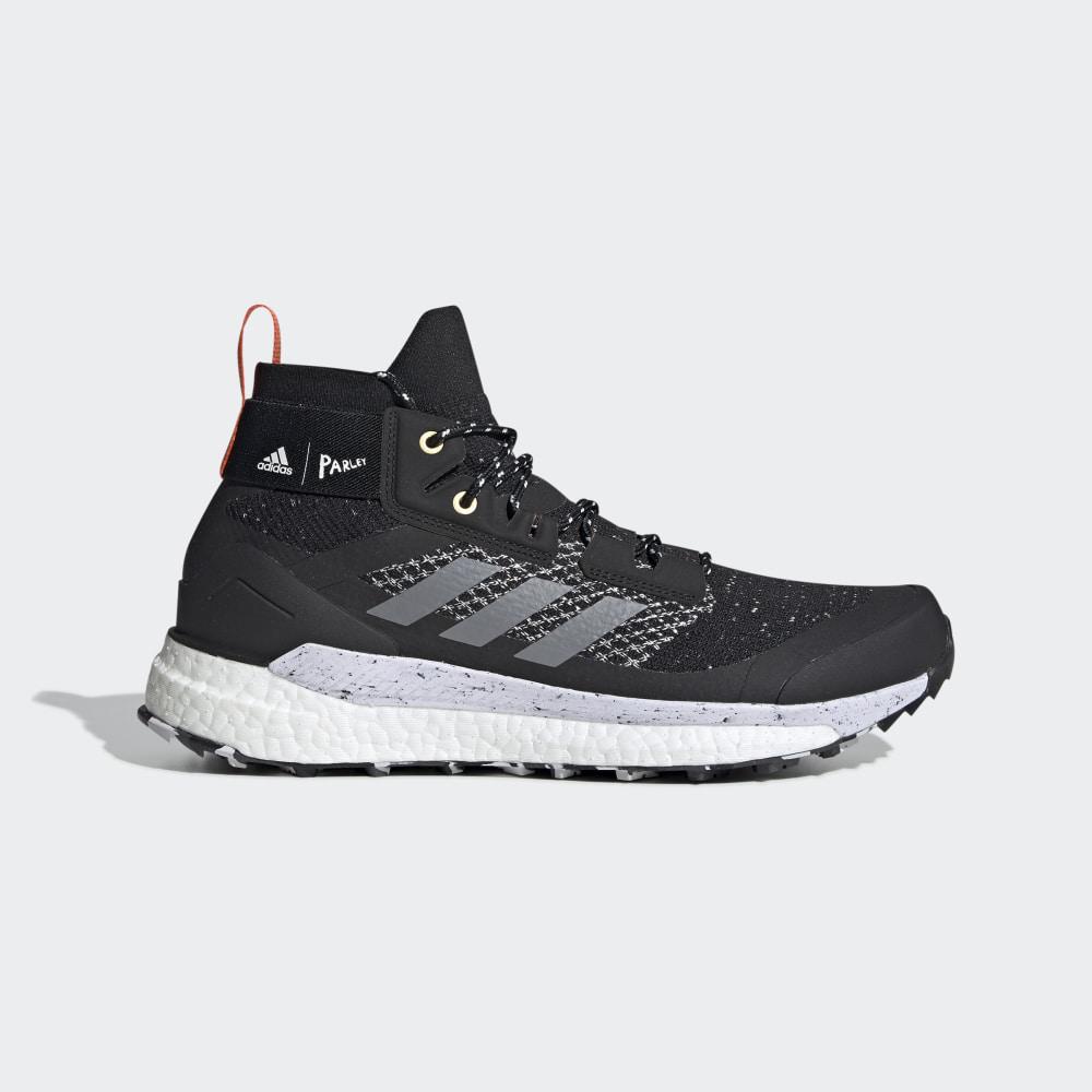 Bocanci Munte Adidas Terrex Free Hiker Parley Barbati Romania - Negrii/Gri/Albastri EF0347